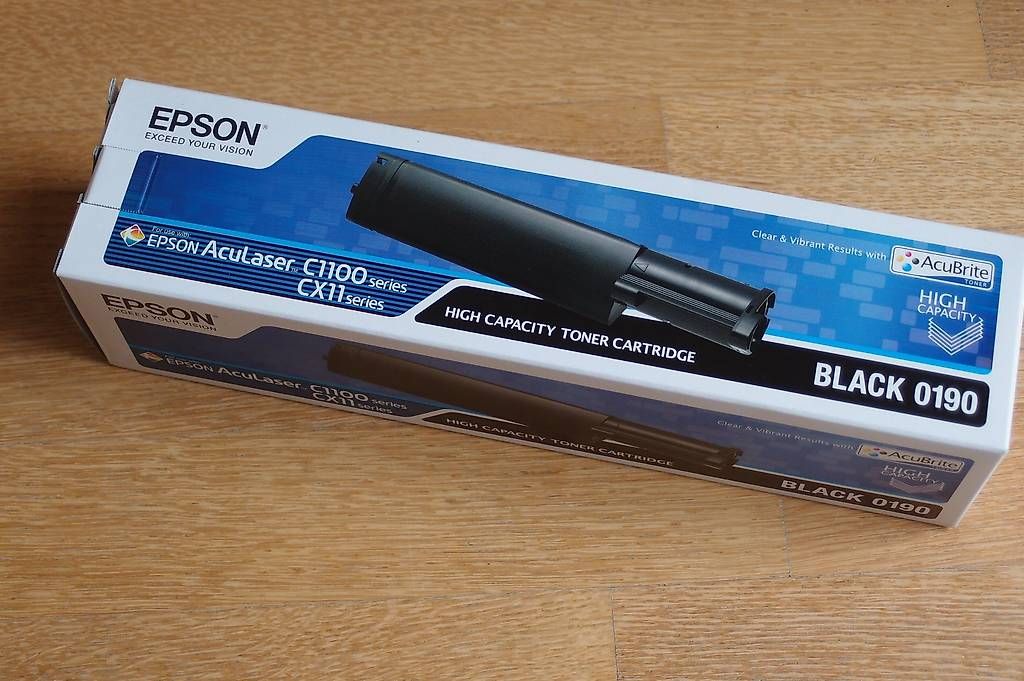 Epson Cartucce per stampanti & toner: Epson Toner C13S050190 0190 Black Aculaser – Nuovo e nell'imballaggio originale da Binz venduto da Falschfahrer