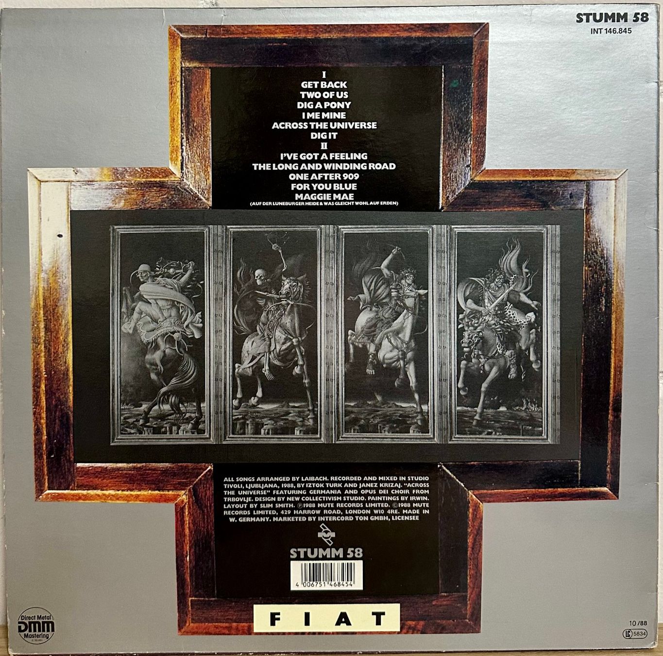 Dischi in vinile: Laibach - Let It Be // LP: VG+; Sleeve: VG+ – Usato da Zürich venduto da saltbee 1