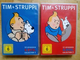 Tim und Struppi (Collections 1 + 2) 21 Episoden  D/F  8-DVDs
