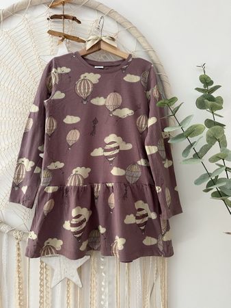 LINDEX Mädchenkleid Gr. 128