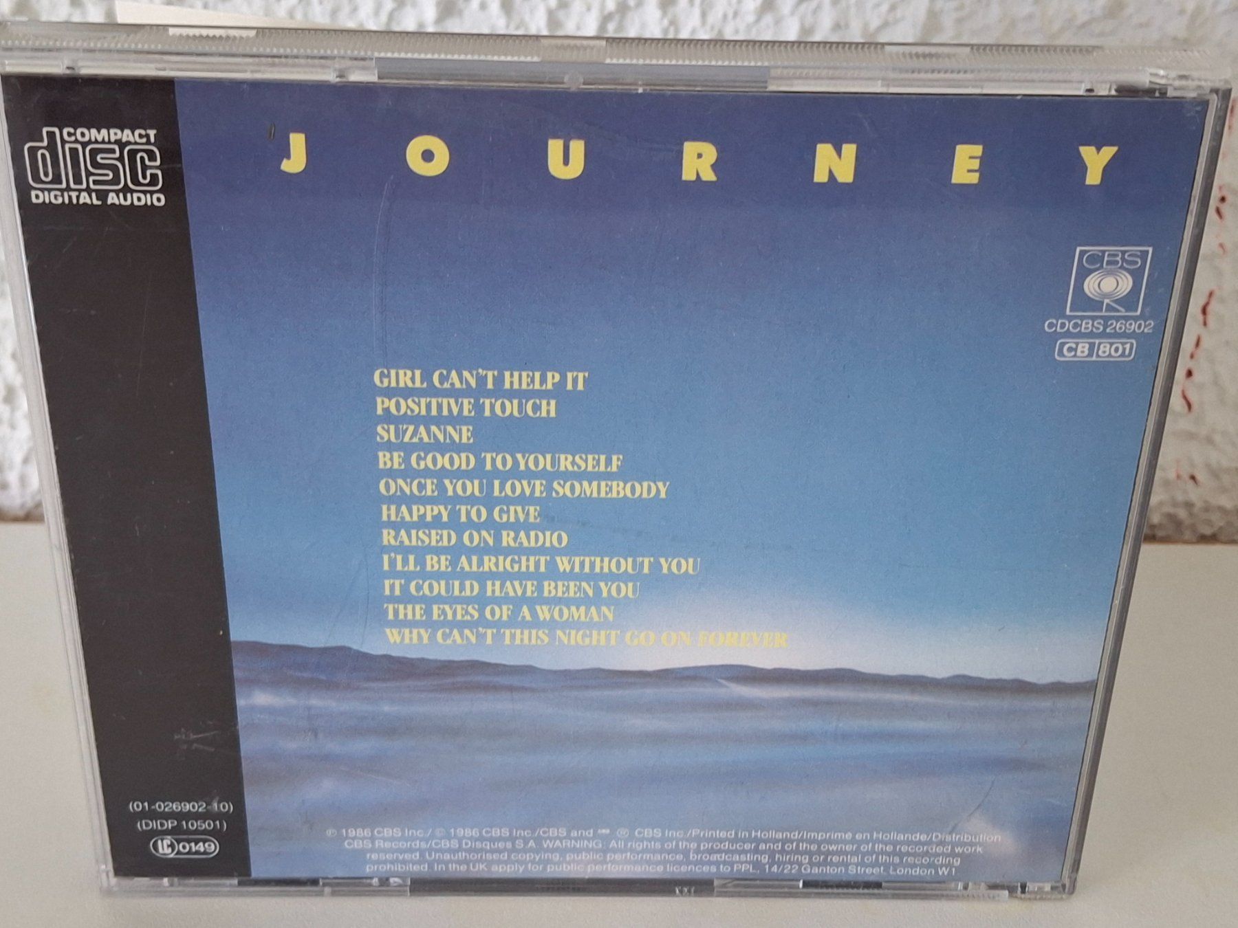 CD: CD Journey - Raised on Radio – Usato da Aarberg venduto da Jackup1 1