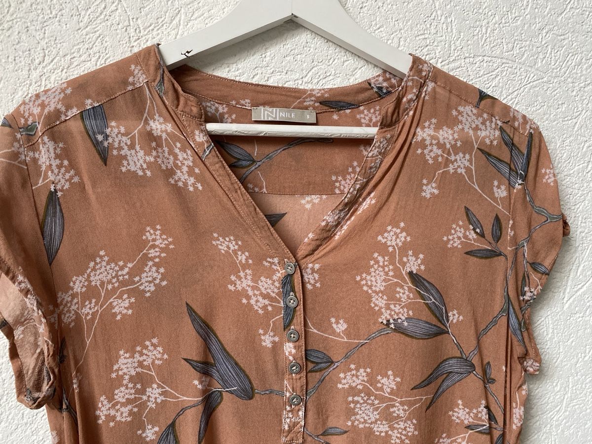 Nile Camicette: Nile leichtes Sommer-Bluse mit, Gr. S – Usato da Homberg b. Thun venduto da Homata 1