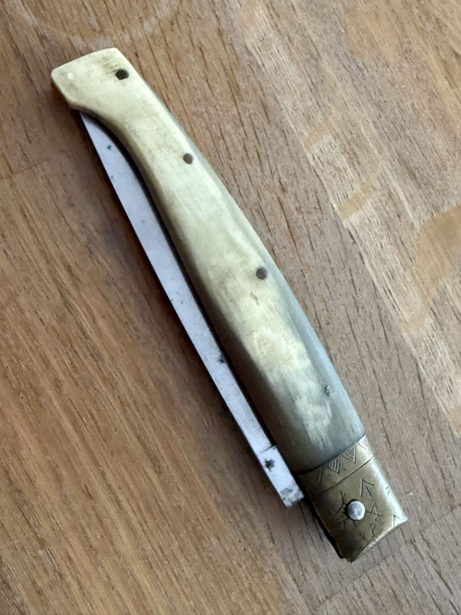 Coltelli tascabile: Antikes Sardinisches Taschenmesser Sackmesser  – Usato da Goldach venduto da Messerguru 7