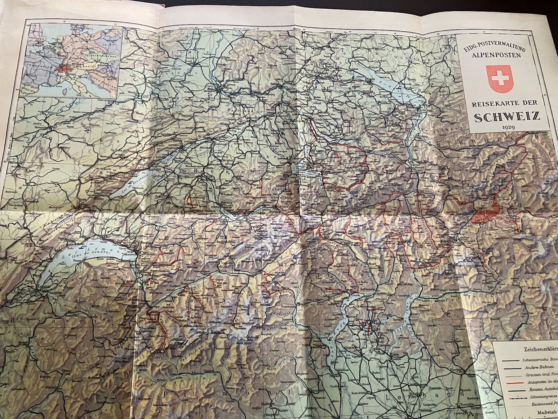 Libri: Das Alpenbuch 2. Ausgabe - Postauto – Usato da Menziken venduto da timbuktu1001 8