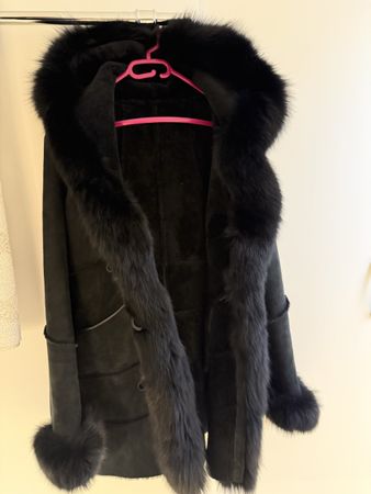 Leonardo Vintage Shearling Mantel