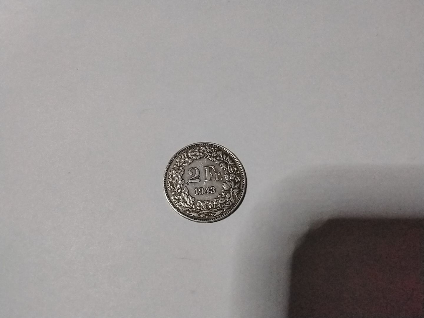 Tutti le monete: 2 francs 1943 abart argent – Usato da Neuchâtel venduto da pasprie