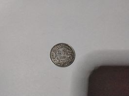 2 francs 1943 abart argent