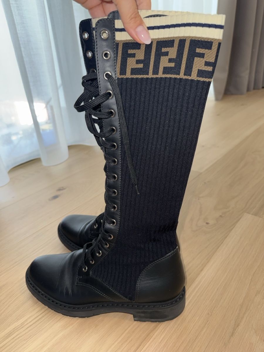 Fendi Damenschuhe: Bottes montantes Fendi, taille 40 – Gebraucht aus Martigny von Luxivore83