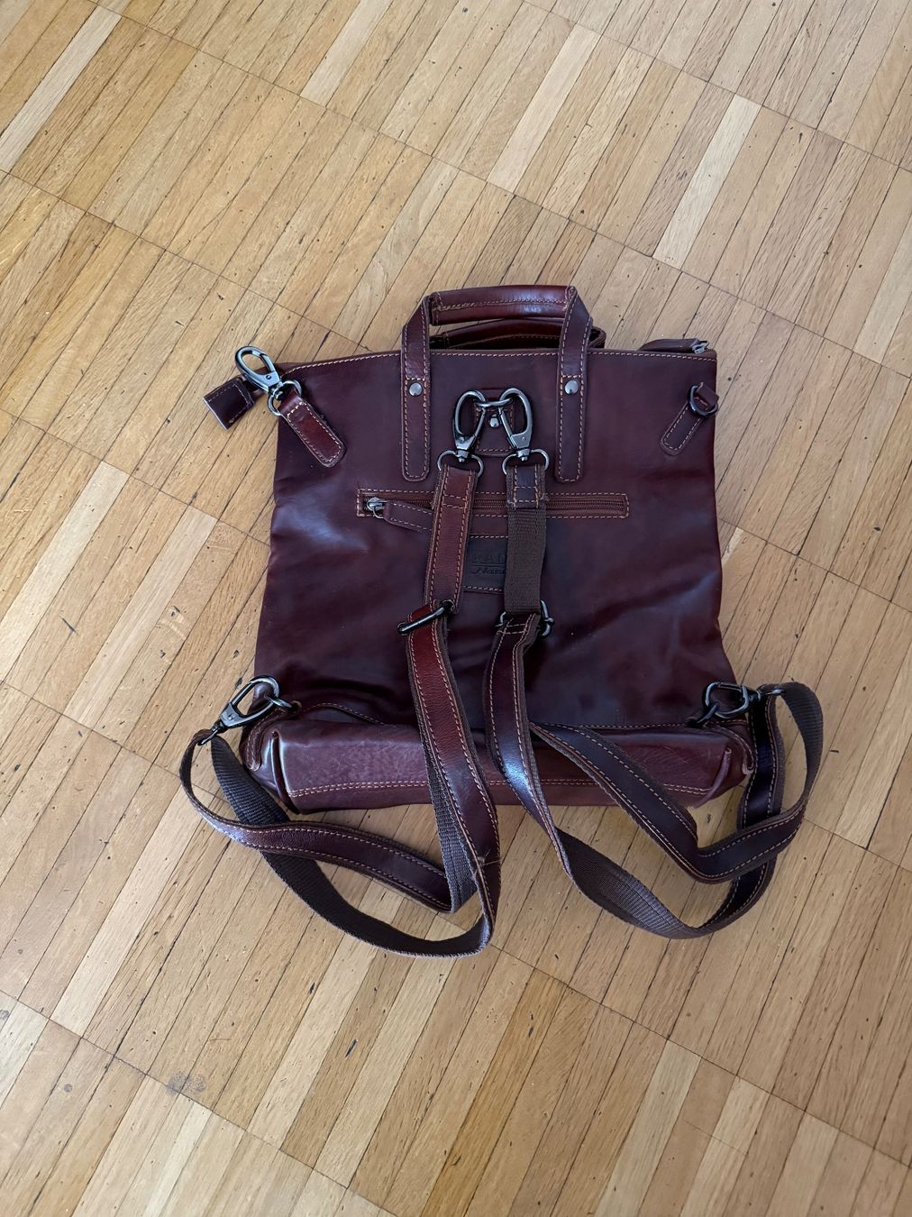 Rucksäcke: Rada Leder Rucksack Tasche braun – Gebraucht aus Zürich von congenium 1