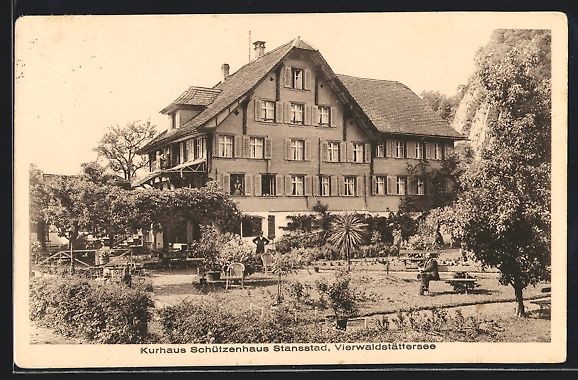 Ansichtskarten: Stansstad /Vierwaldstättersee, Kurhaus  – Gebraucht aus Berlin von bartko-reher