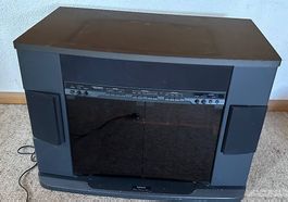 TV-/HiFi-Möbel mit eingebauten Lautsprechern, 75×53×42 cm,