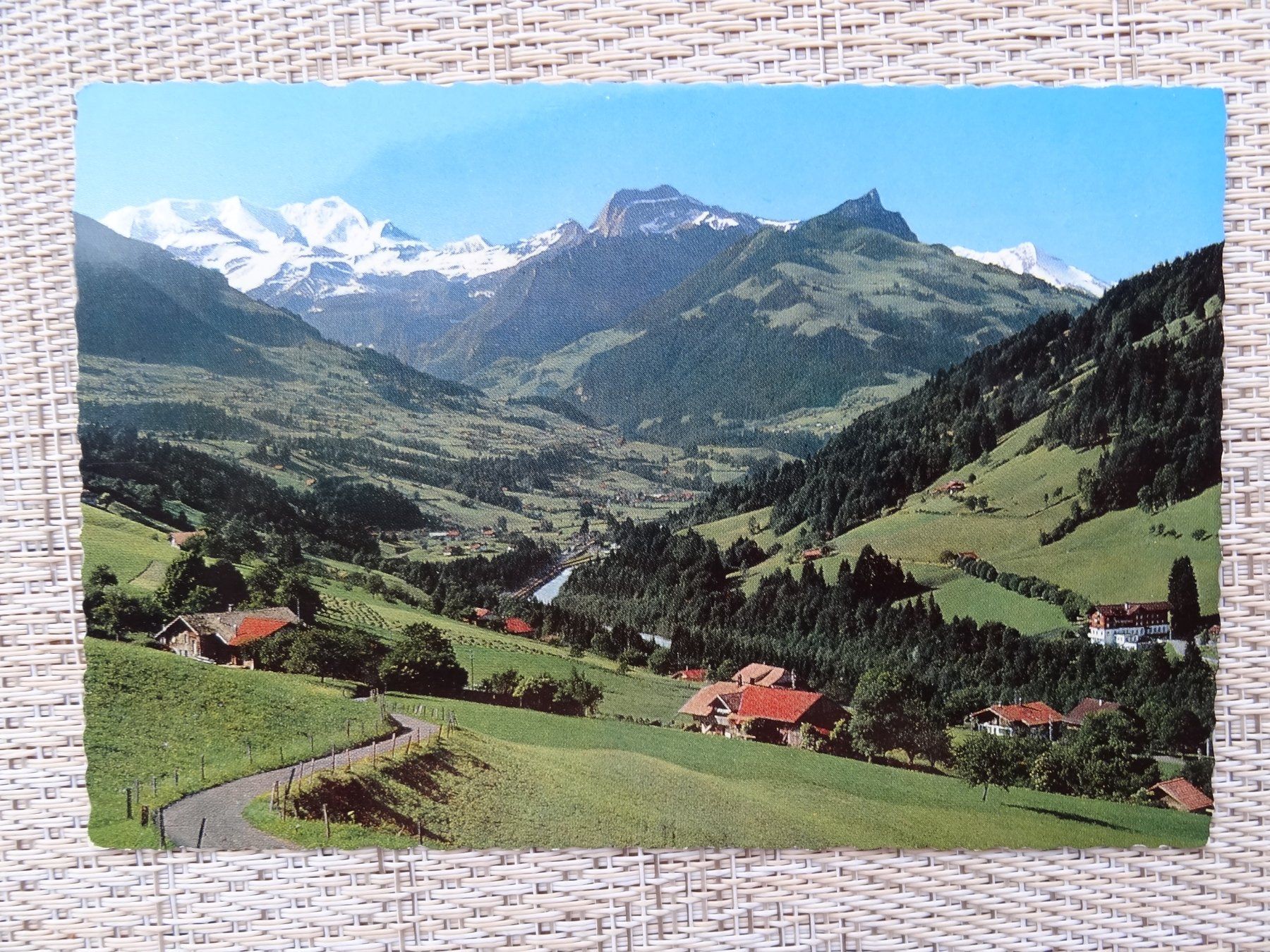 Cartoline postali: Heustrich - Kandertal - 1968 – Usato da St Léonard venduto da Riglin