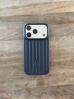 iPhone 17 Pro Hülle Dunkelblau im Rimowa-Design Neu
