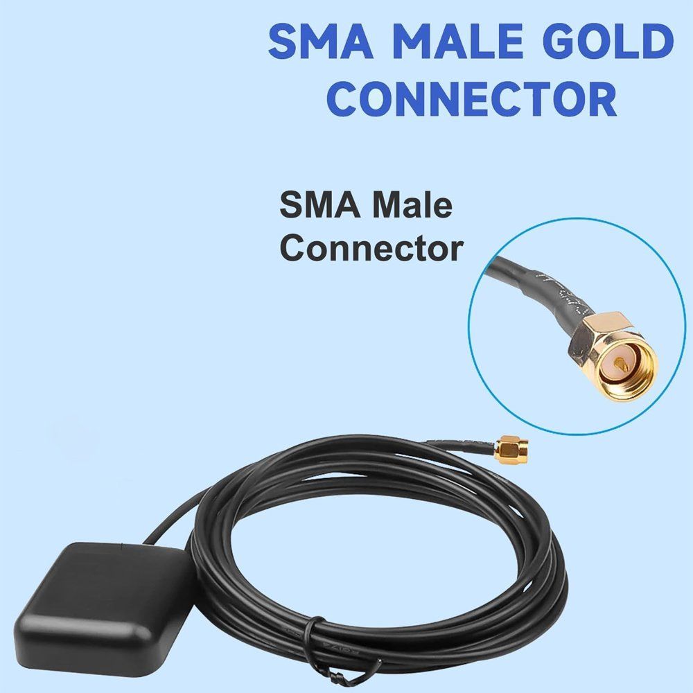 Radiocomunicazione: GPS Antenne Antenna Autoradio Android SMA – Nuovo (secondo la descrizione) da Chiasso venduto da online.shop 1