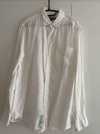 Vilebrequin Leinenhemd Weiss XL - Sommer Must-Have☀️