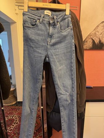 Only Jeans blau Skinny Fit Damen Hose gut erhalten