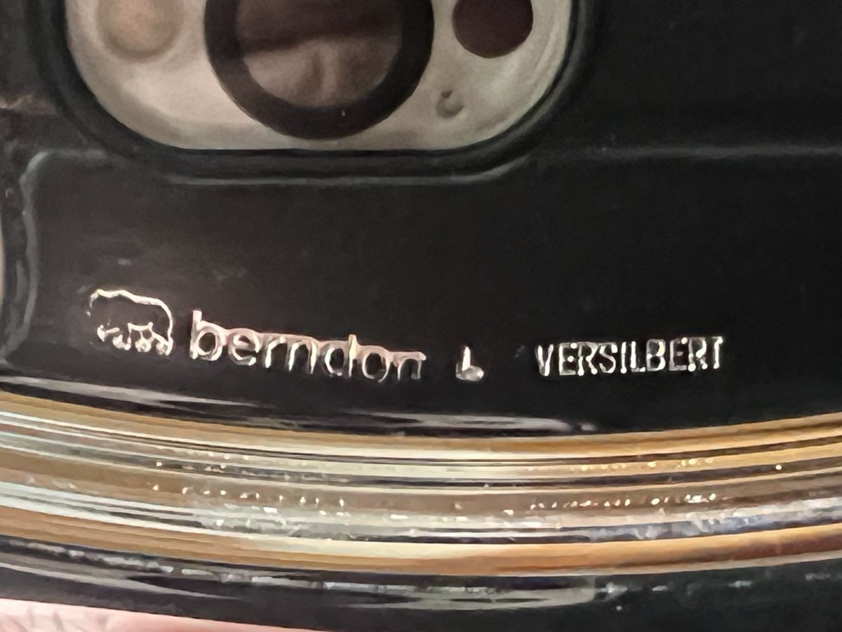 Berndorf Piatti: Platzteller Berndorf Versilbert – Usato da Goldiwil (Thun) venduto da Carlo77