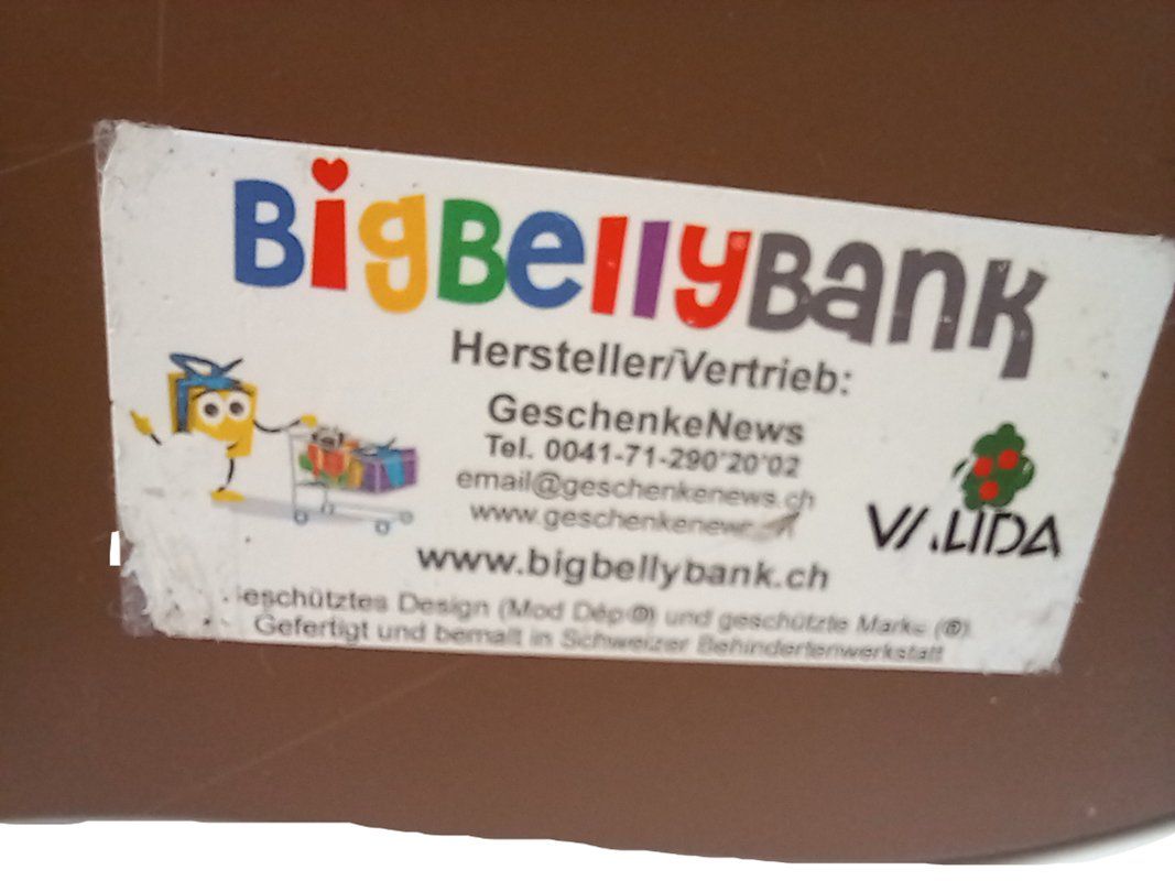 Big Belly Bank Spardosen: BIG BELLY BANK Spardose Hund – Gebraucht aus Hünenberg von Restwert_Zug 7