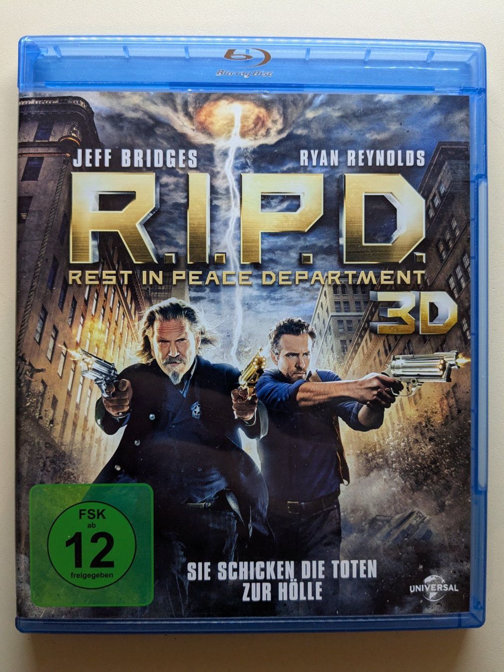 Tutti i DVDs: "R.I.P.D." mit Jeff Bridges [2 Blu-rays / 2D&3D] – Usato da Port venduto da gecotom