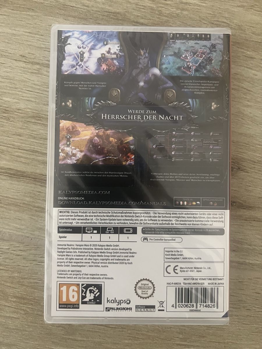 Nintendo Spiele: Immortal Realms – Neu und originalverpackt aus Rivera von Anto_46 1
