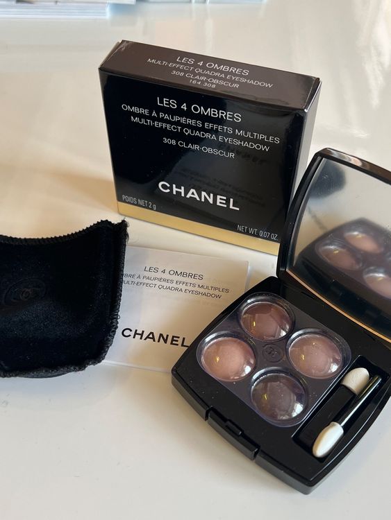 CHANEL LES 4 OMBRES MULTI EFFECT QUADRA EYESHADOW 308 CLAIR OBSCUR