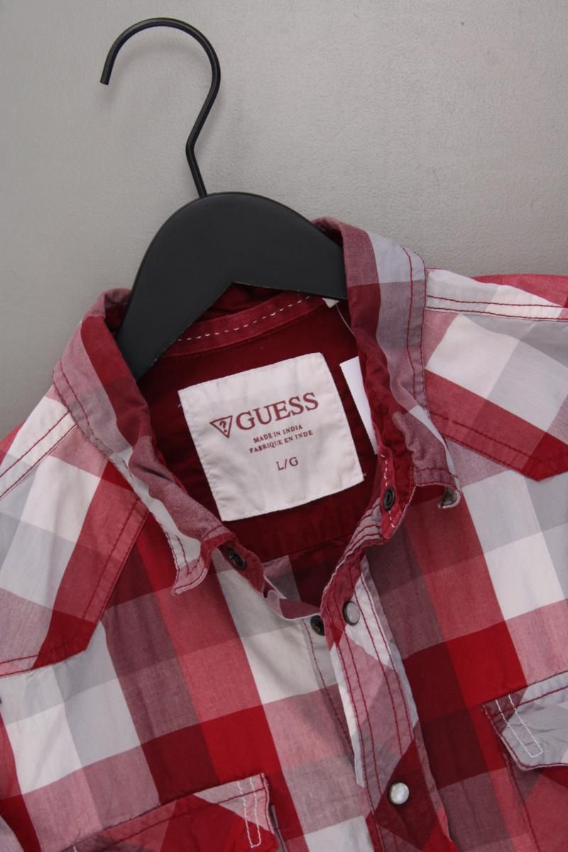 Camicie: Guess Karohemd Gr. L kariert Langarm rot – Usato da Neustadt an der Waldnaab venduto da SecondLifeFashion 1