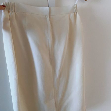Elegante Sommer Rock, Creme-Weiss, Gr. 38, Top Zustand!