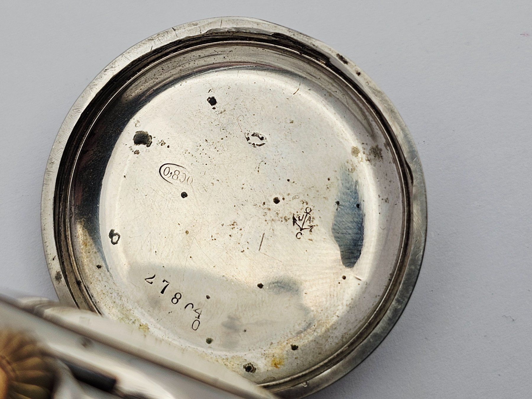 Orologi: Antike Savonette Taschenuhr 800 Silber – Usato da Bassersdorf venduto da AnkerWatch 7