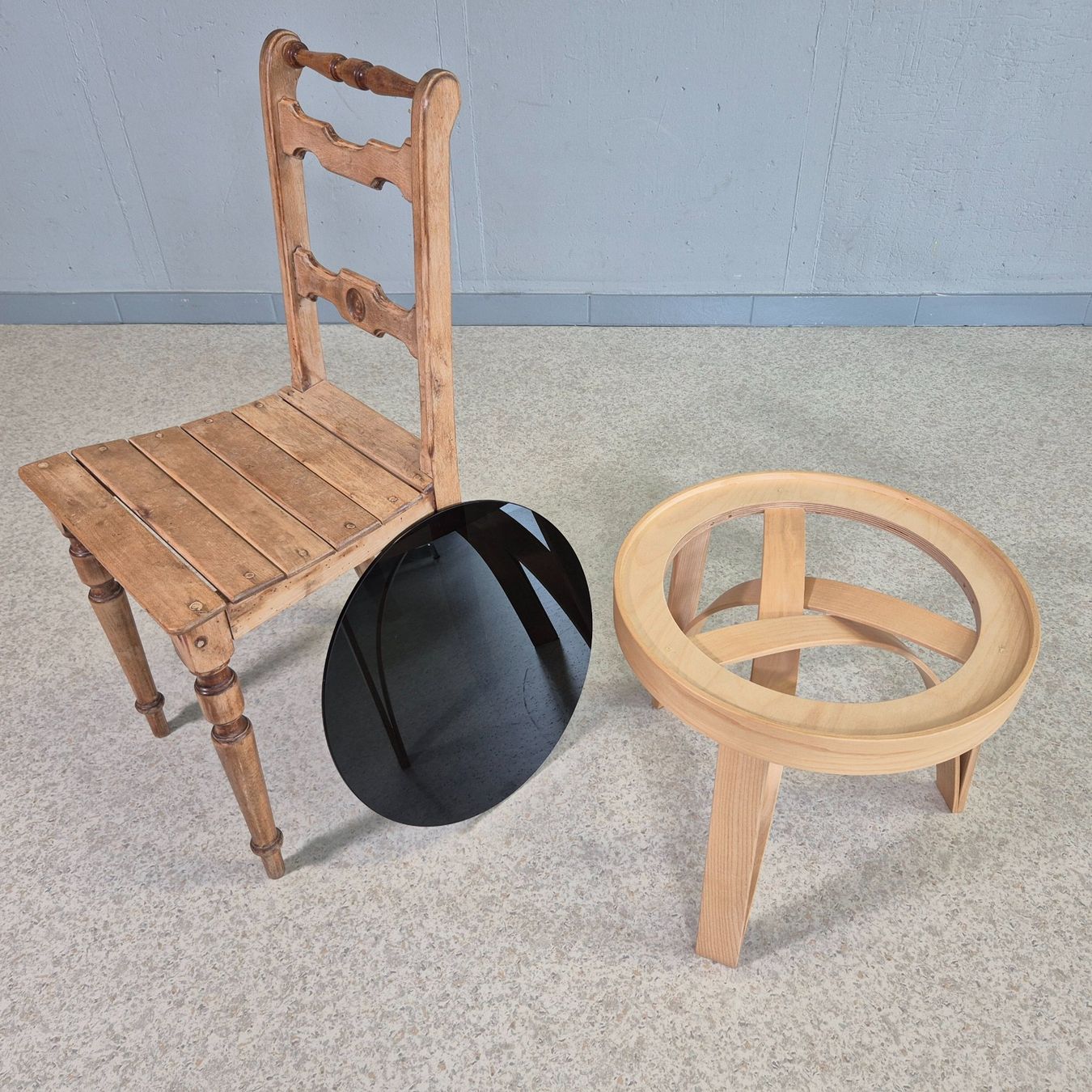 Tische: Coffee Table, Salontisch Beistelltisch mit Glasplatte – Gebraucht aus Nottwil von Wondewa-Shop 5