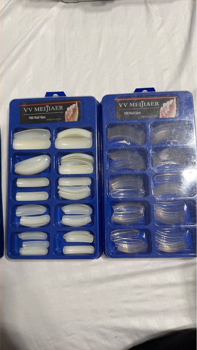 Unghie finte: 200 Künstliche Fingernägel, Nail Tips – Nuovo e nell'imballaggio originale da Siebnen venduto da gen_z7vd