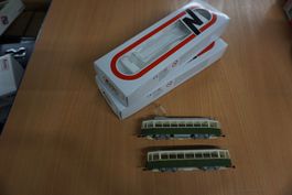 Navemo Motorwagen und Anhängerwagen Berner Tram, HOm, OVP