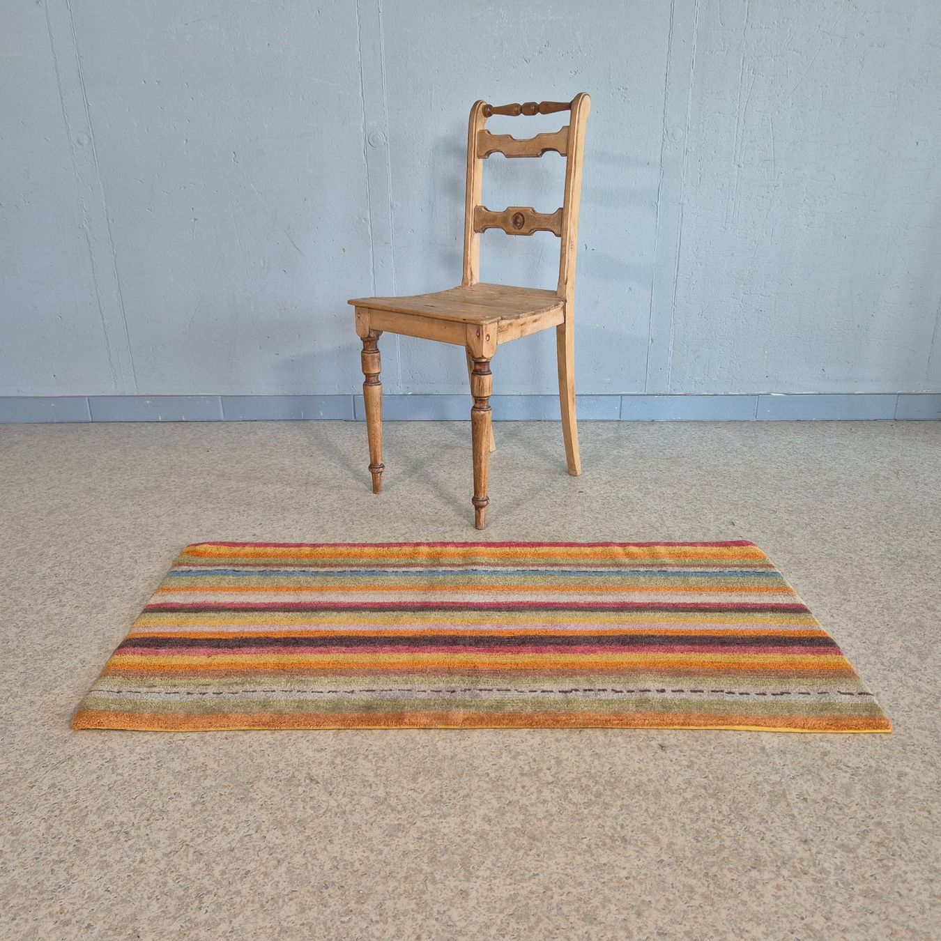 Tappeti: 70s Carpet Teppich Läufer gestreift 118x58cm – Usato da Nottwil venduto da Wondewa-Shop 1