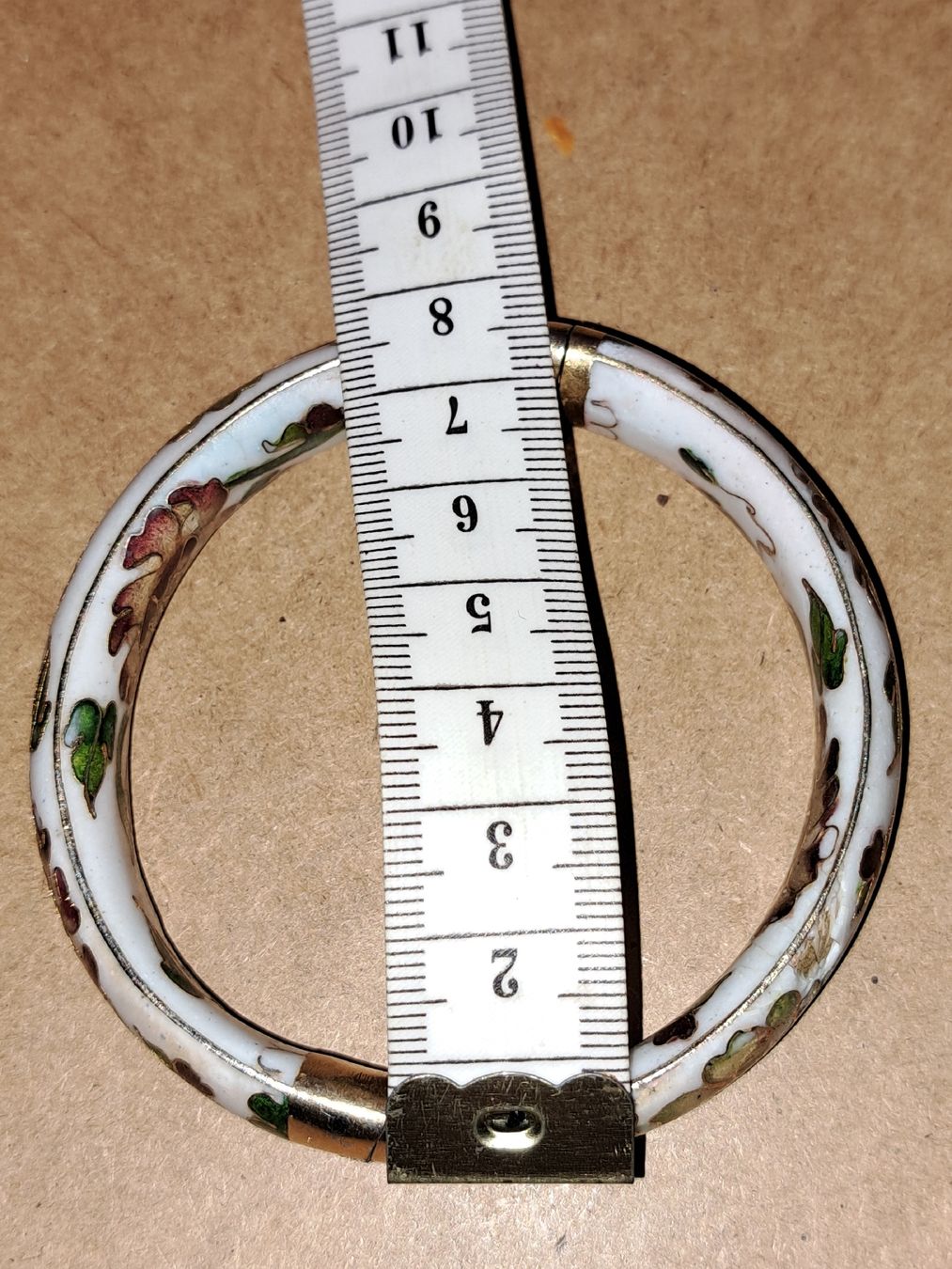 Bracciali & Braccialetti: Vintage Cloisonné Armreif, Blumenmuster,emailliert – Usato da Kölliken venduto da Upcycling-by-Mc-TAM 1