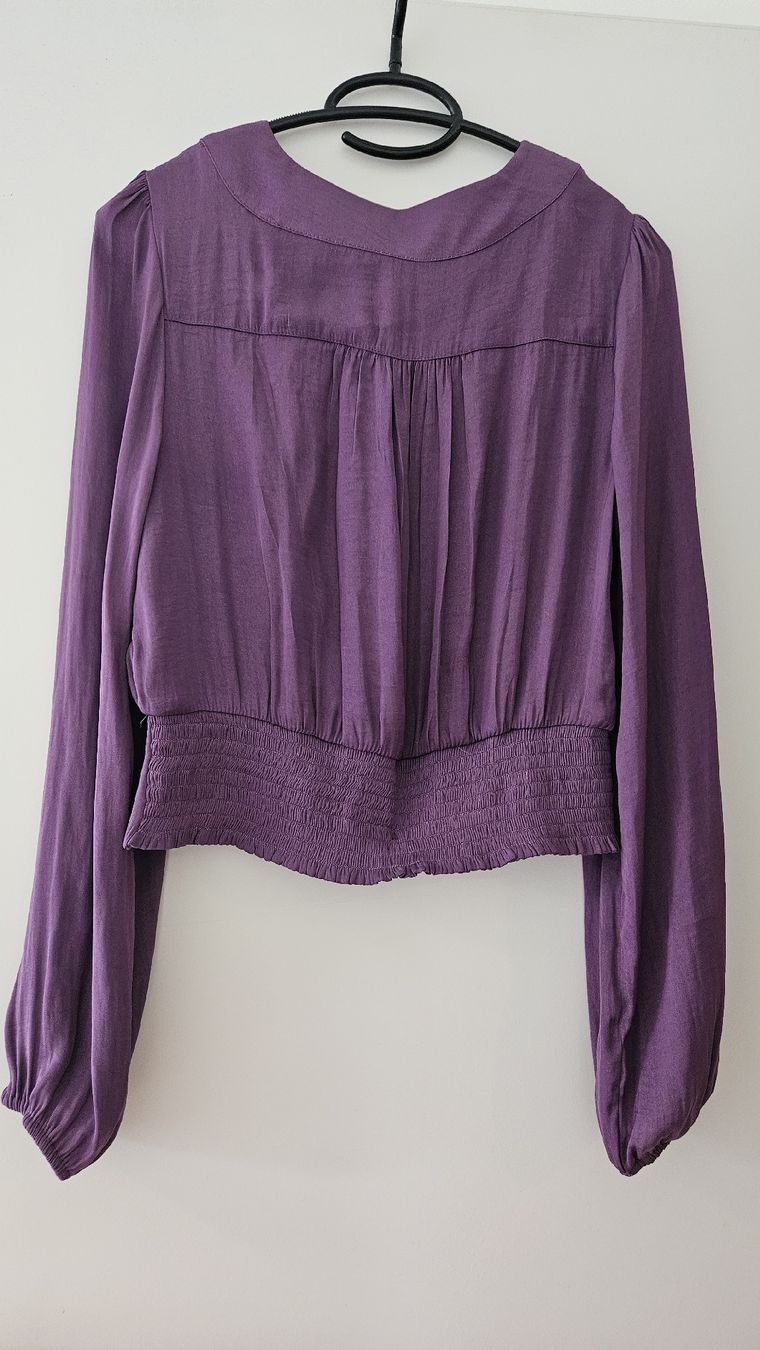 Camicette: Elegant Purple Cropped Blouse  – Nuovo (secondo la descrizione) da Meggen venduto da Msmarket 1