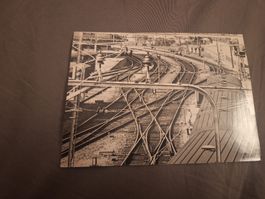 Bahnhof Rüti 1971 Schwarzweiss Fotografie SBB