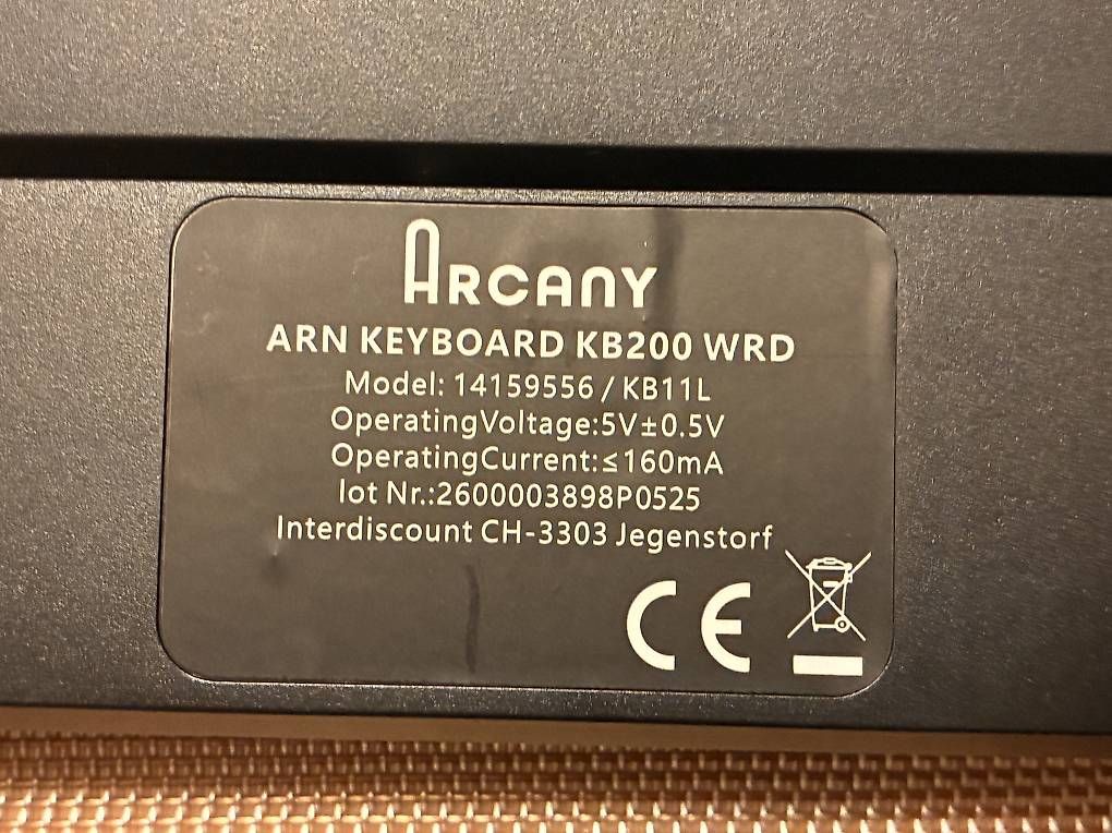 Strumenti musicali: Arcany ARN Keyboard KB200 WRD – Usato da Würenlos venduto da Farha1982 3