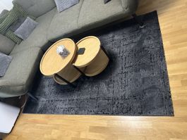 Teppich Anthrazit 160x230cm Castello 