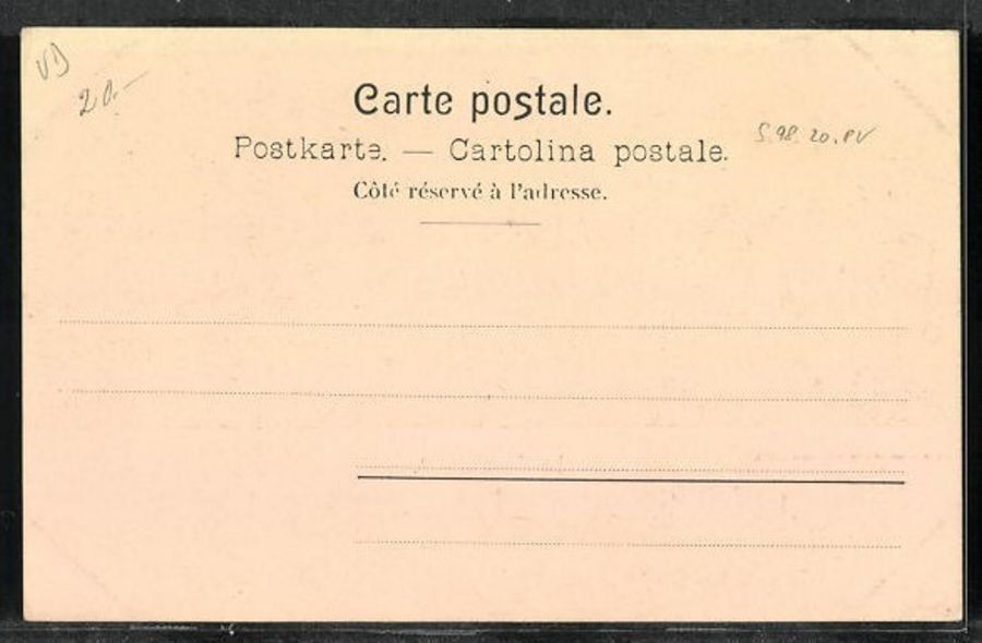 Cartoline postali: Le Mauborget, vers 1900 – Usato da Frauenfeld venduto da POML 1