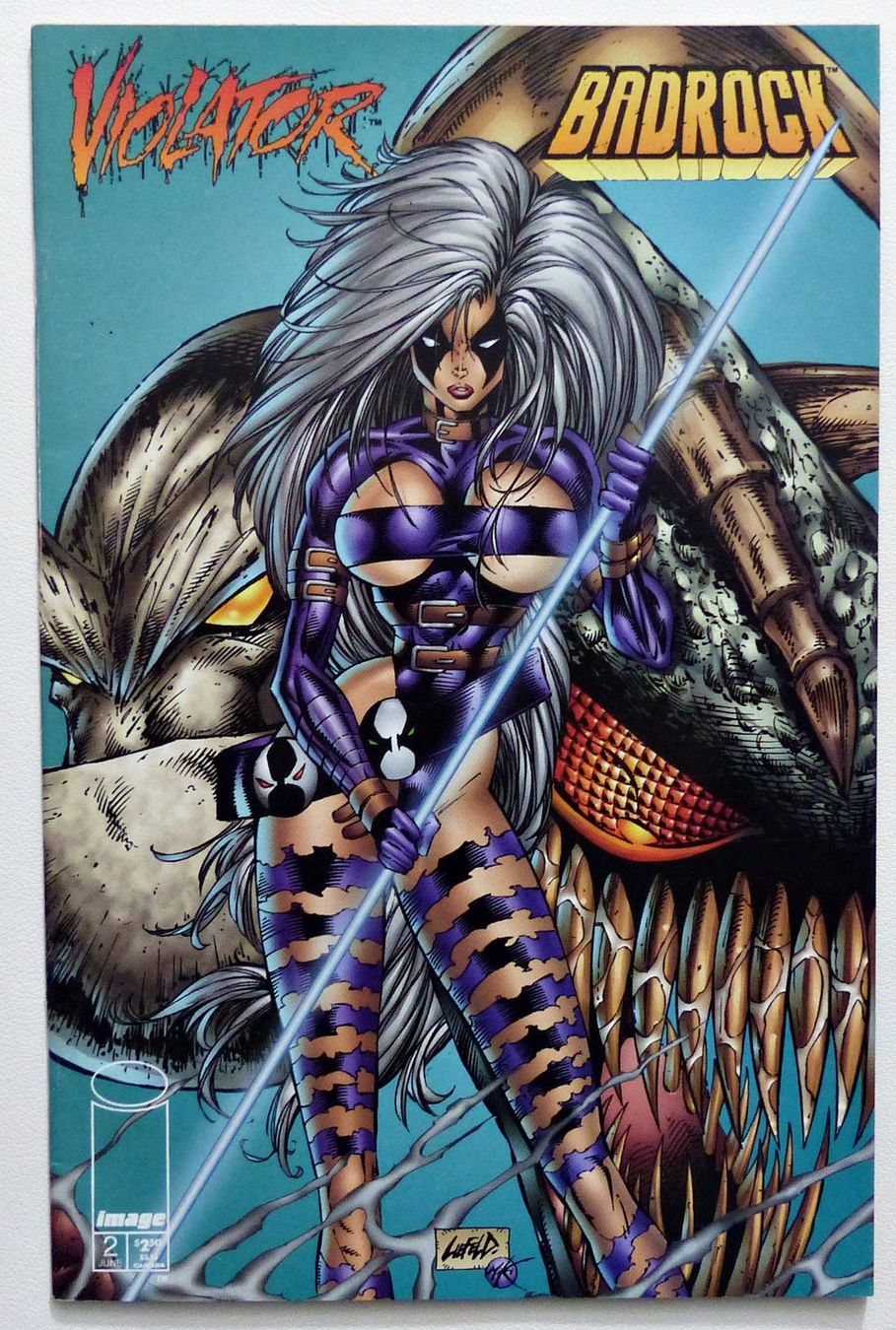 Fumetti: VIOLATOR VS BADROCK COMPLETE 4 PART SERIE BY ALAN MOORE 1995 – Usato da Lugano venduto da YouWantUS 4
