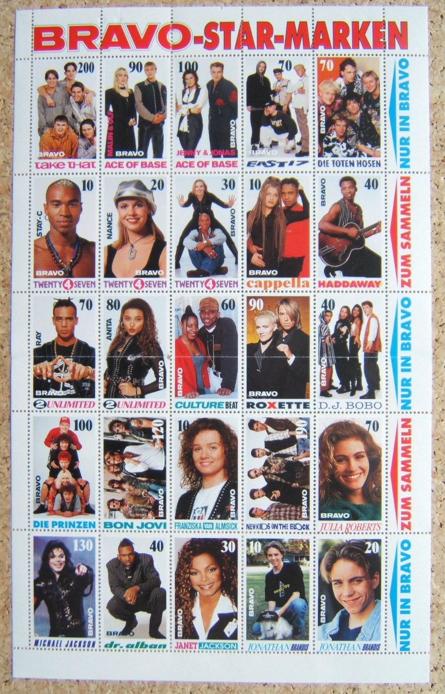 Tous les timbres: BOGEN BRAVO-STAR-MARKEN – Neuf (Voir description) à Brunnen par Nonne04