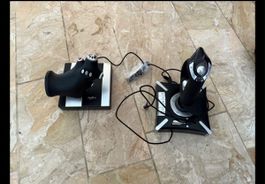 Joystick  Flight Stick mit Schubregler gebraucht
