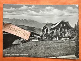Postkarte Kurhaus Chuderhüsi mit Stockhornkette 1948"