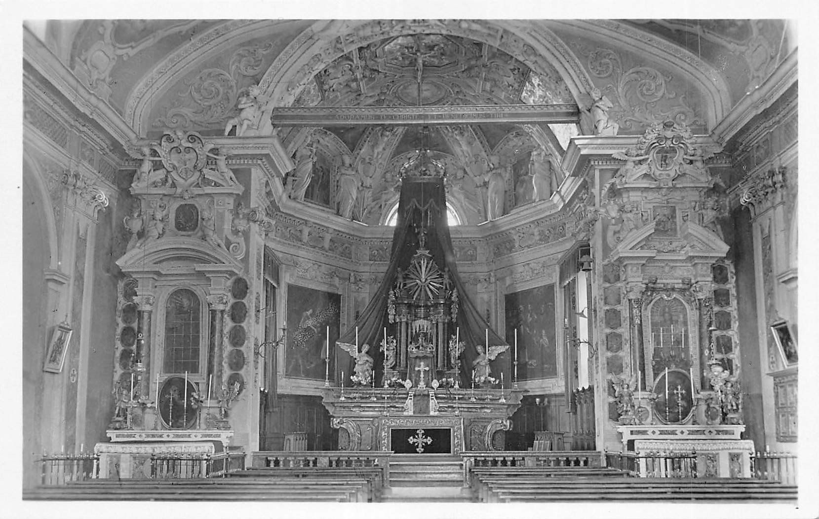 Ansichtskarten: Olivone, Interno della Chiesa Perrocchiale – Gebraucht aus Ottikon b.Kemptth. von Neptun1974