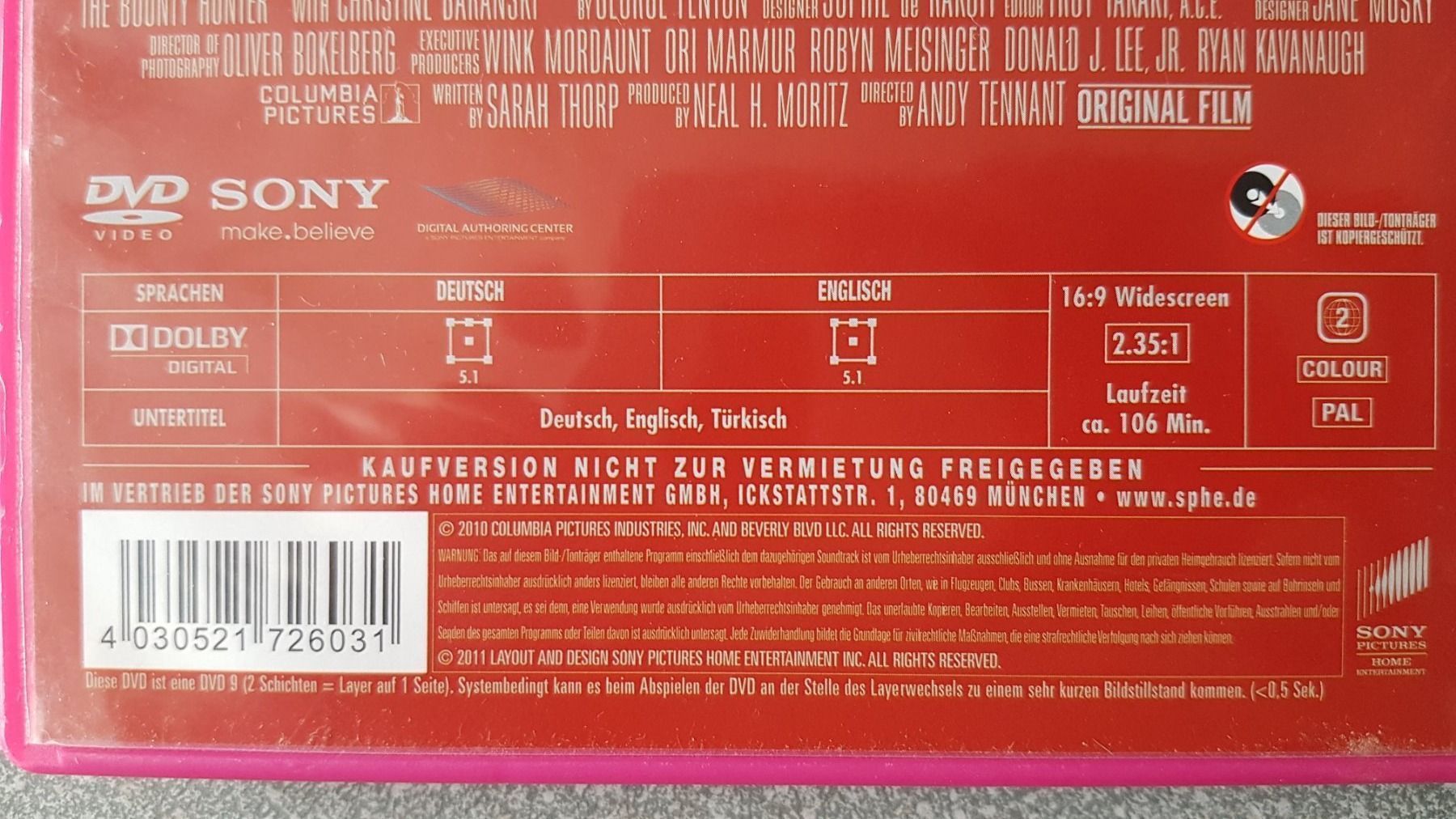Tous les DVDs: DVD Der Kautions-Cop / Jennifer Aniston – D'occasion à Oetwil am See par fineli2 1