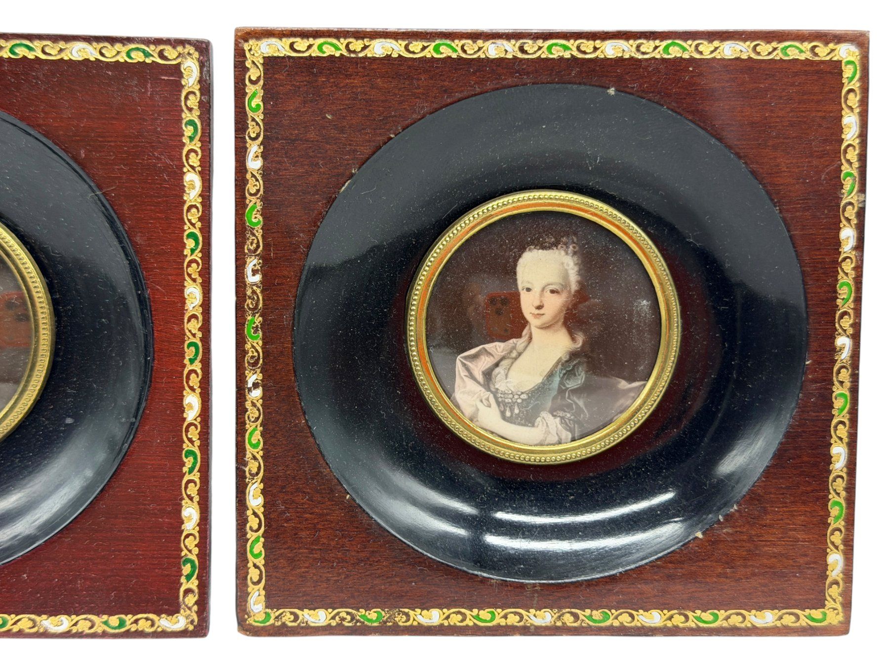 Tableaux: Paire de miniatures anciennes – D'occasion à Morges par 1tiquaire 2
