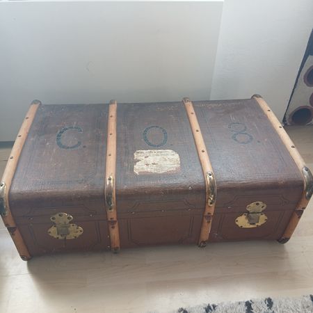 Vintage Reisekoffer, Truhe, Kiste, Antik Look, Deko!