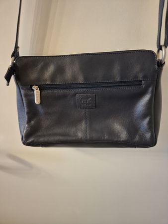 Lederhandtasche dunkelblau von Bear