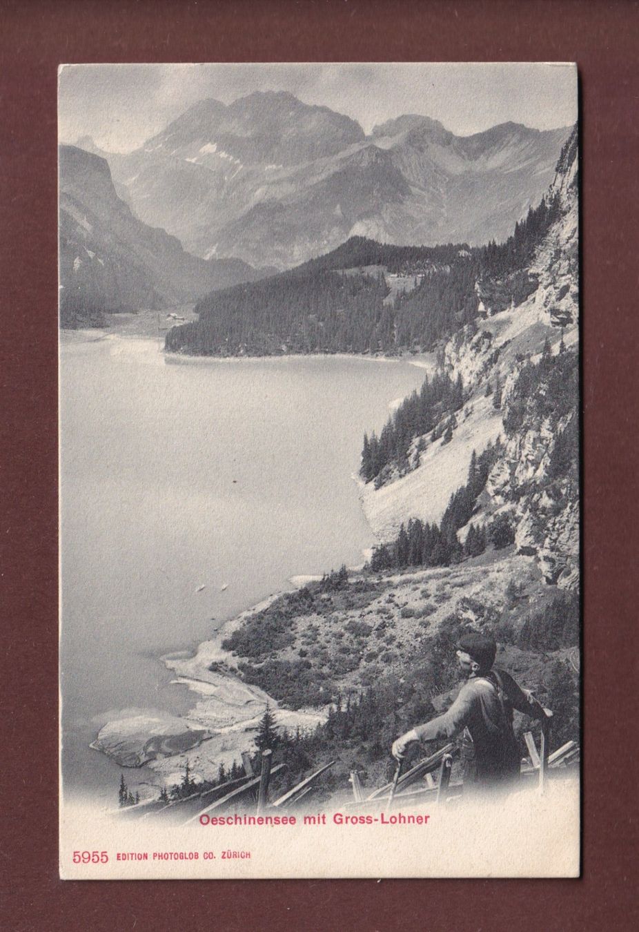 Ansichtskarten: OESCHINENSEE - Gross-Lohner – Gebraucht aus Pully von nicecards-shop