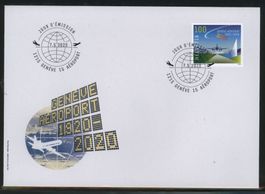 2020, FDC, 100 Jahre Flughafen Genf (Nr. 1783)