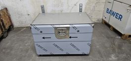 Staubox aus Innox mit Halterung